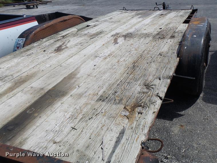 image for item DA9494 1980 shop built utility trailer