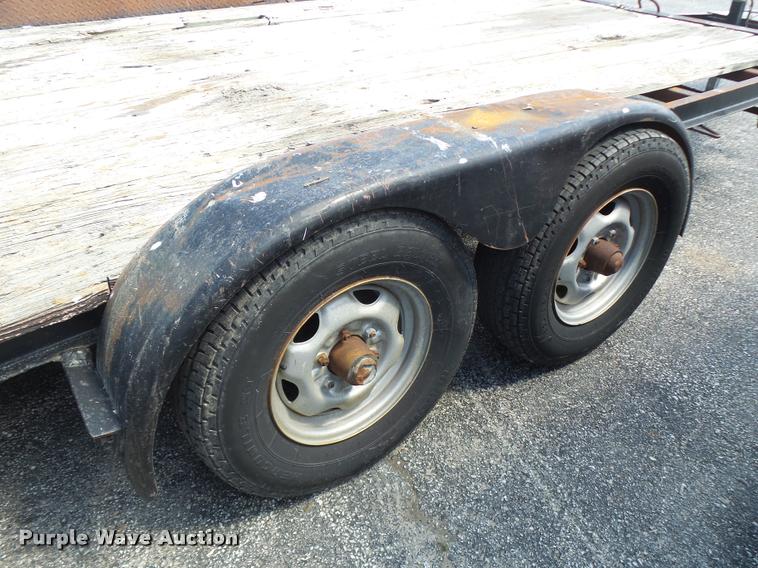 image for item DA9494 1980 shop built utility trailer