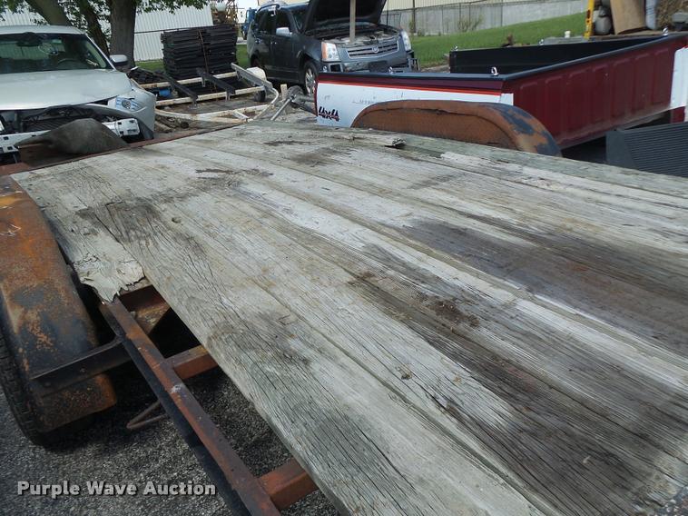 image for item DA9494 1980 shop built utility trailer