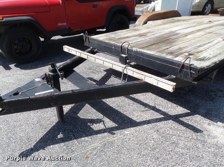 image for item DA9494 1980 shop built utility trailer