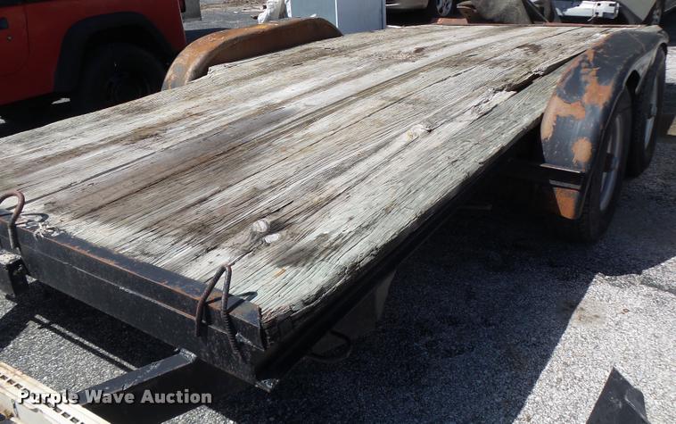 image for item DA9494 1980 shop built utility trailer