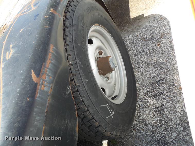 image for item DA9494 1980 shop built utility trailer