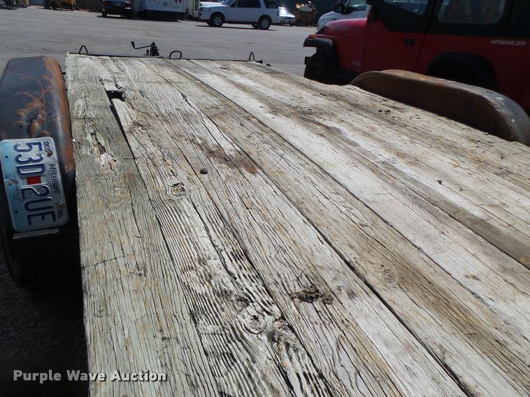 image for item DA9494 1980 shop built utility trailer