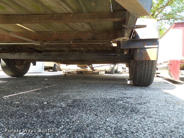 image for item DA9494 1980 shop built utility trailer