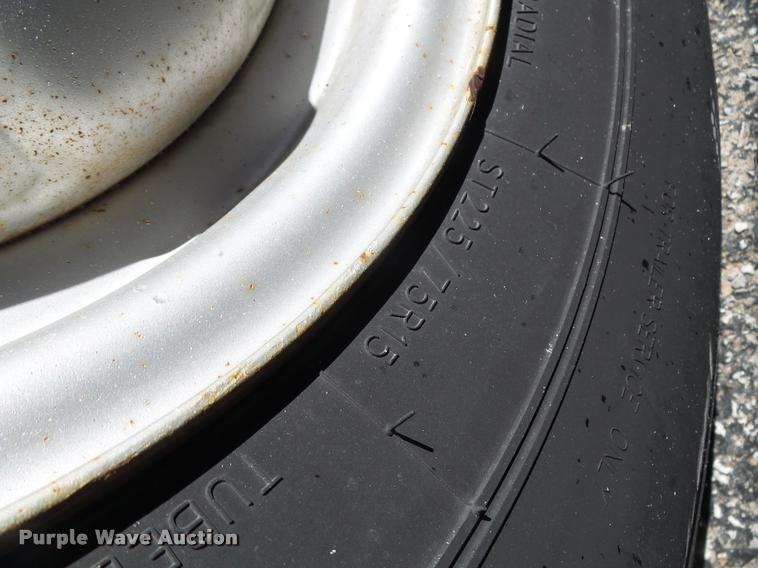 image for item DA9494 1980 shop built utility trailer