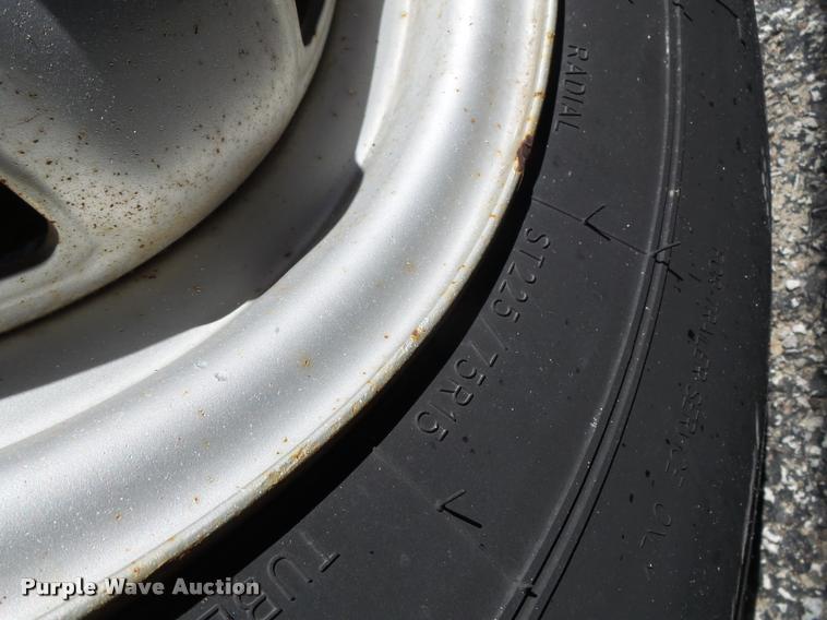 image for item DA9494 1980 shop built utility trailer