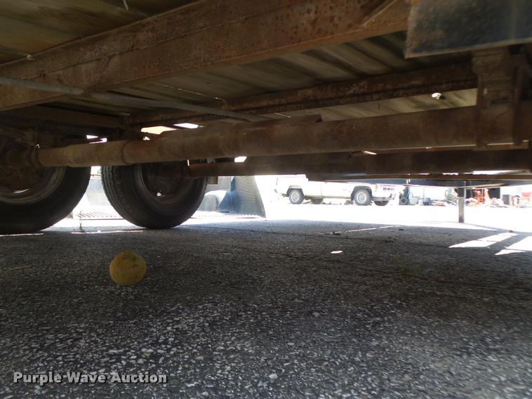 image for item DA9494 1980 shop built utility trailer