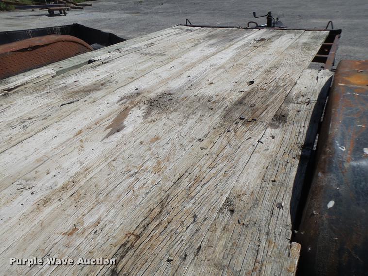 image for item DA9494 1980 shop built utility trailer