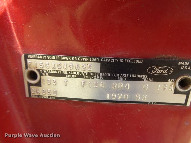 image for item DB2555 1978 Ford F150 Ranger Explorer pickup truck