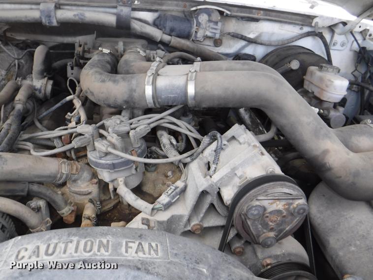 image for item DB3950 1997 Ford F350 XL flatbed pickup truck