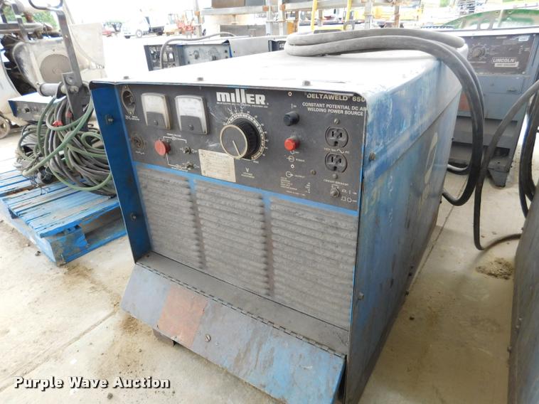image for item DC9268 Miller Deltaweld 650 DC arc welder