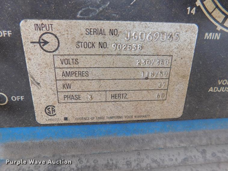 image for item DC9268 Miller Deltaweld 650 DC arc welder