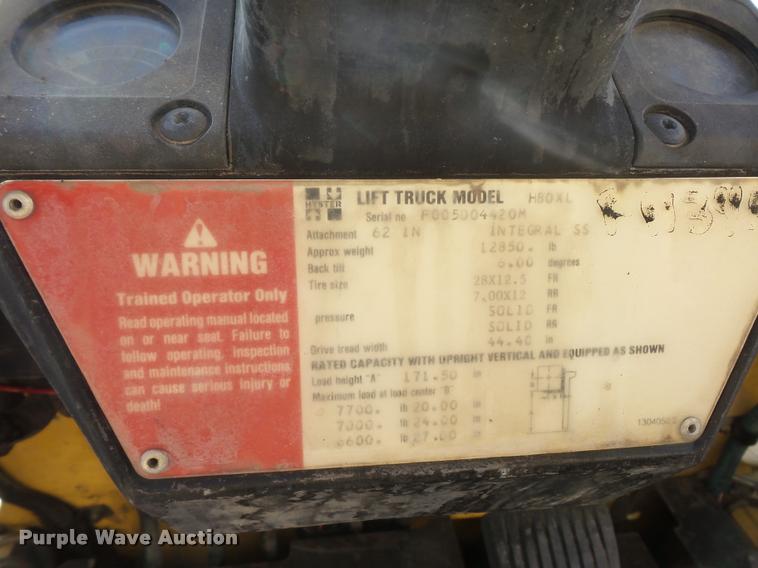 image for item DD9440 1992 Hyster H80X2 forklift