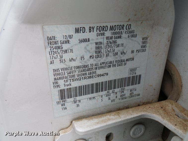 image for item DD9471 2008 Ford F250 Super Duty Crew Cab pickup truck