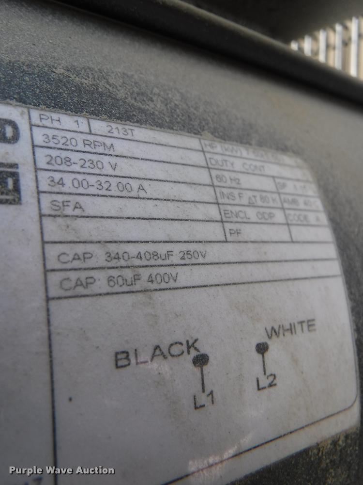 image for item DJ9087 Ingersoll Rand vertical air compressor