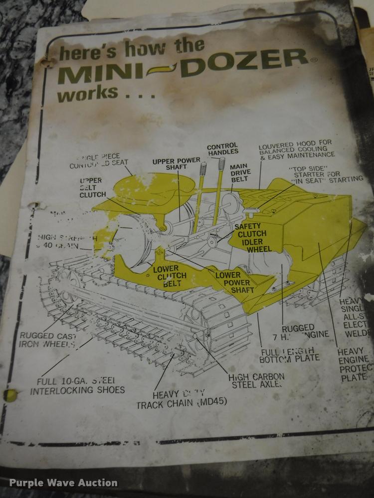image for item DJ9089 1965 Strut Magnatrac mini dozer