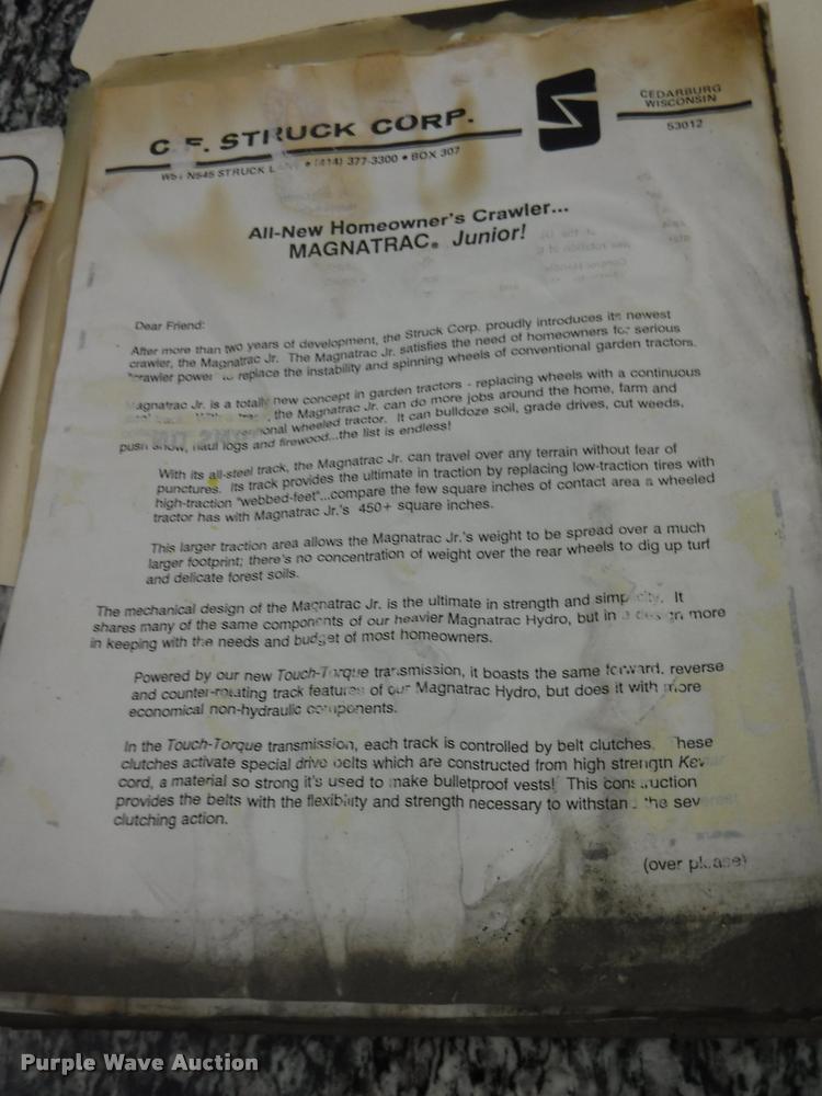 image for item DJ9089 1965 Strut Magnatrac mini dozer