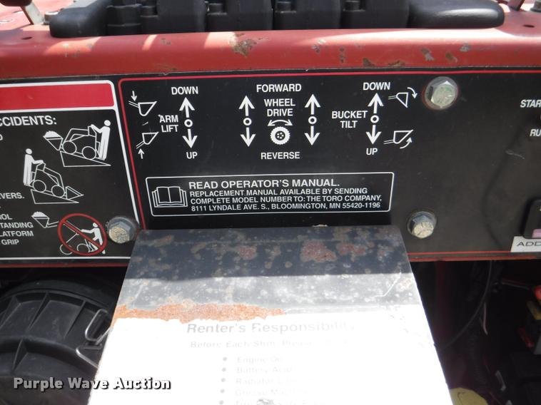 image for item DJ9158 Toro Dingo 323 compact utility loader