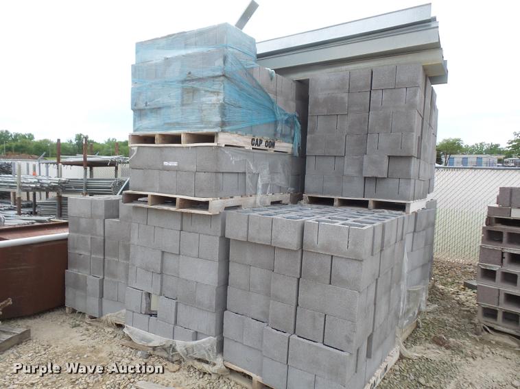 image for item DL9705 Approximately 1,280 sound dampening concrete blocks