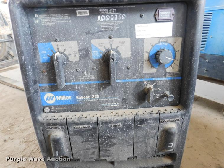 image for item DL9707 Miller Bobcat 225 welder