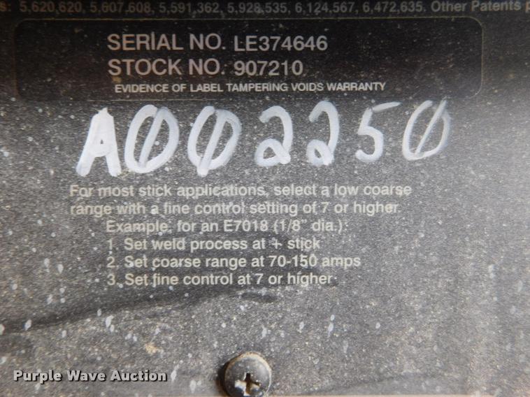 image for item DL9707 Miller Bobcat 225 welder