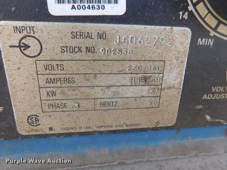 image for item DL9711 Miller Deltaweld 650 DC arc welder