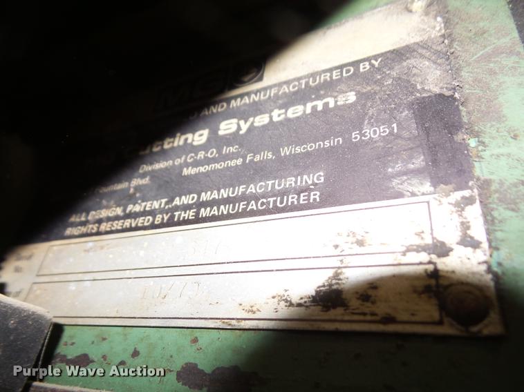 image for item DL9724 MG cutting system