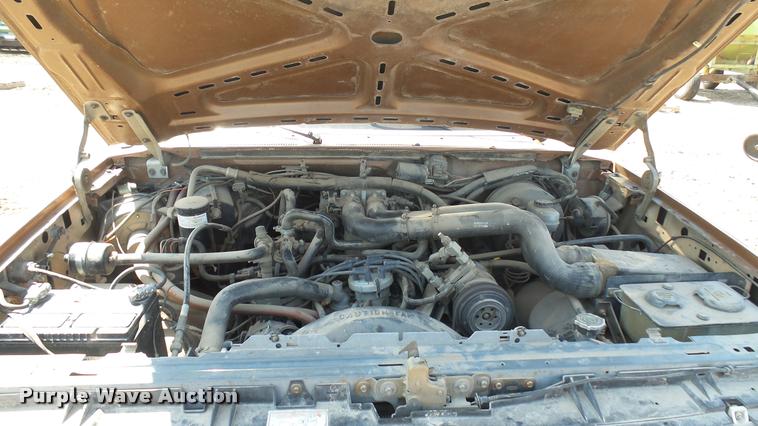 image for item DM9651 1988 Ford F250 HD SuperCab flatbed pickup truck