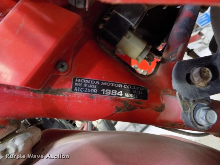 image for item DP9395 1984 Honda 250R ATV