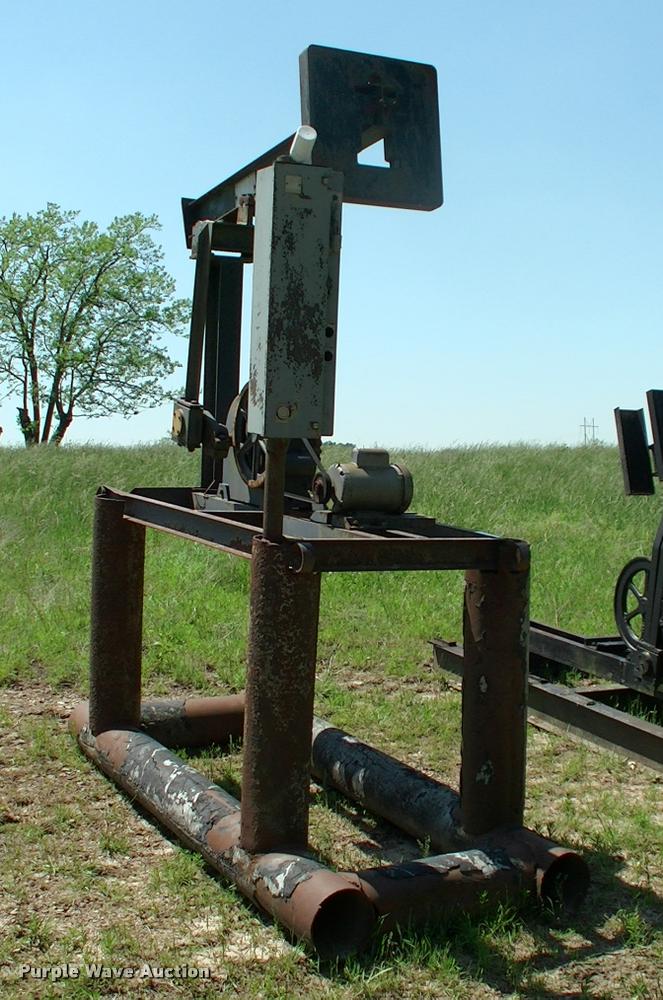 Jensen oilfield pump jack in Parsons, KS Item DP9401 sold Purple Wave