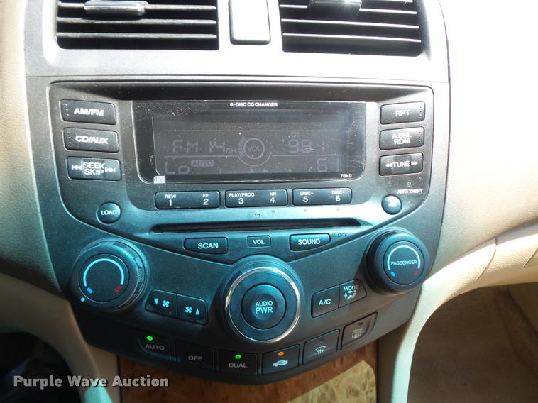 image for item K7648 2003 Honda Accord