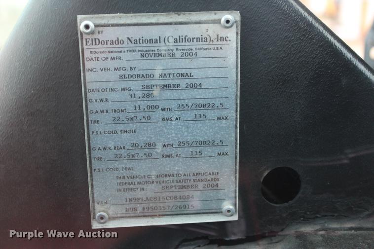 image for item L1995 2005 Neoplan Eldorado Ez Rider II-30transit bus