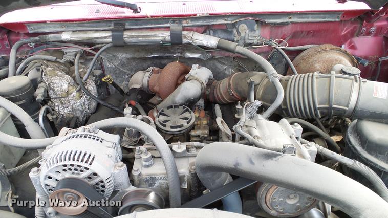 image for item L3134 1995 Ford F350 SuperCab flatbed pickup truck