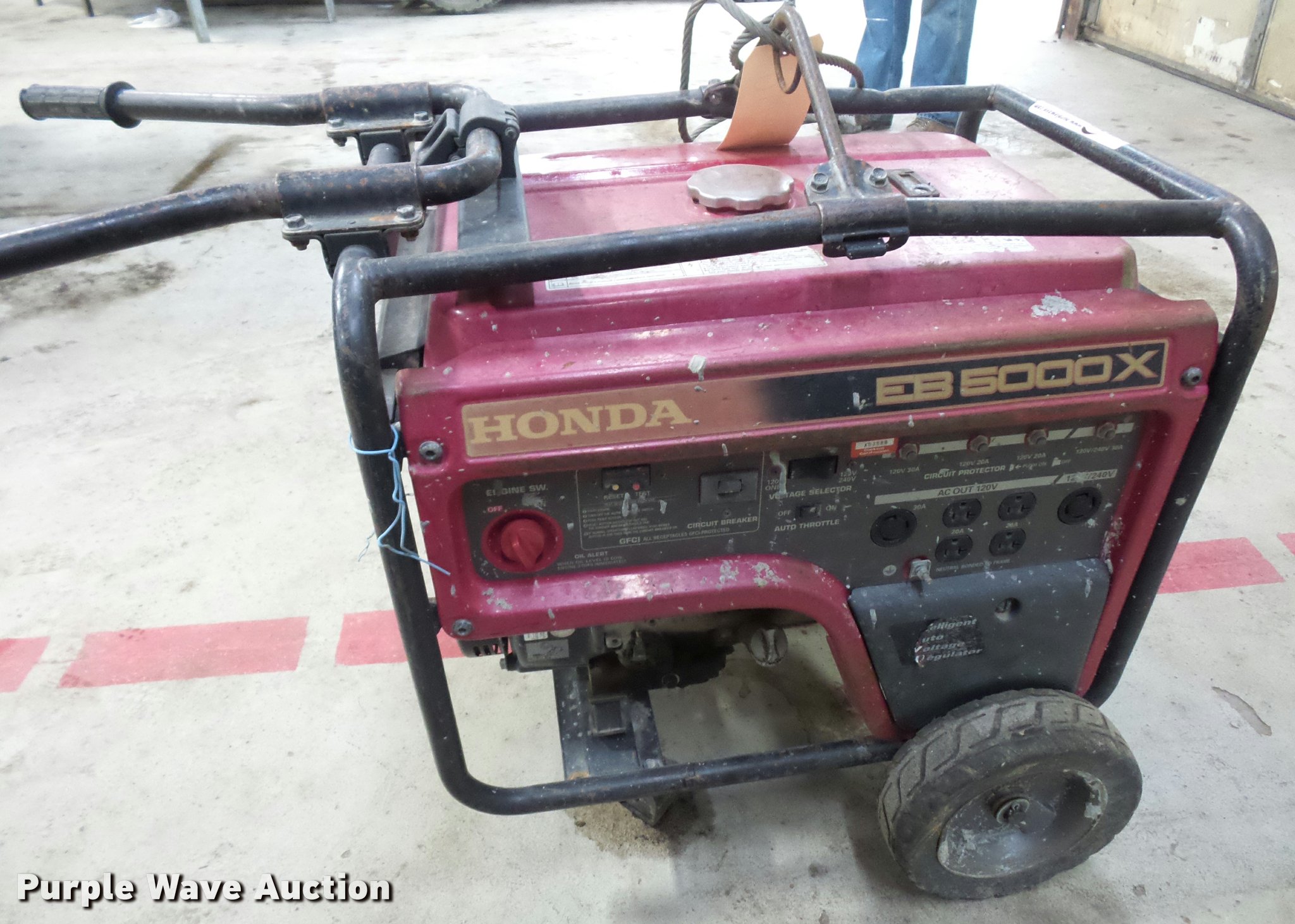 Honda EB5000X generator in Kansas City, MO Item DD9468 sold Purple Wave