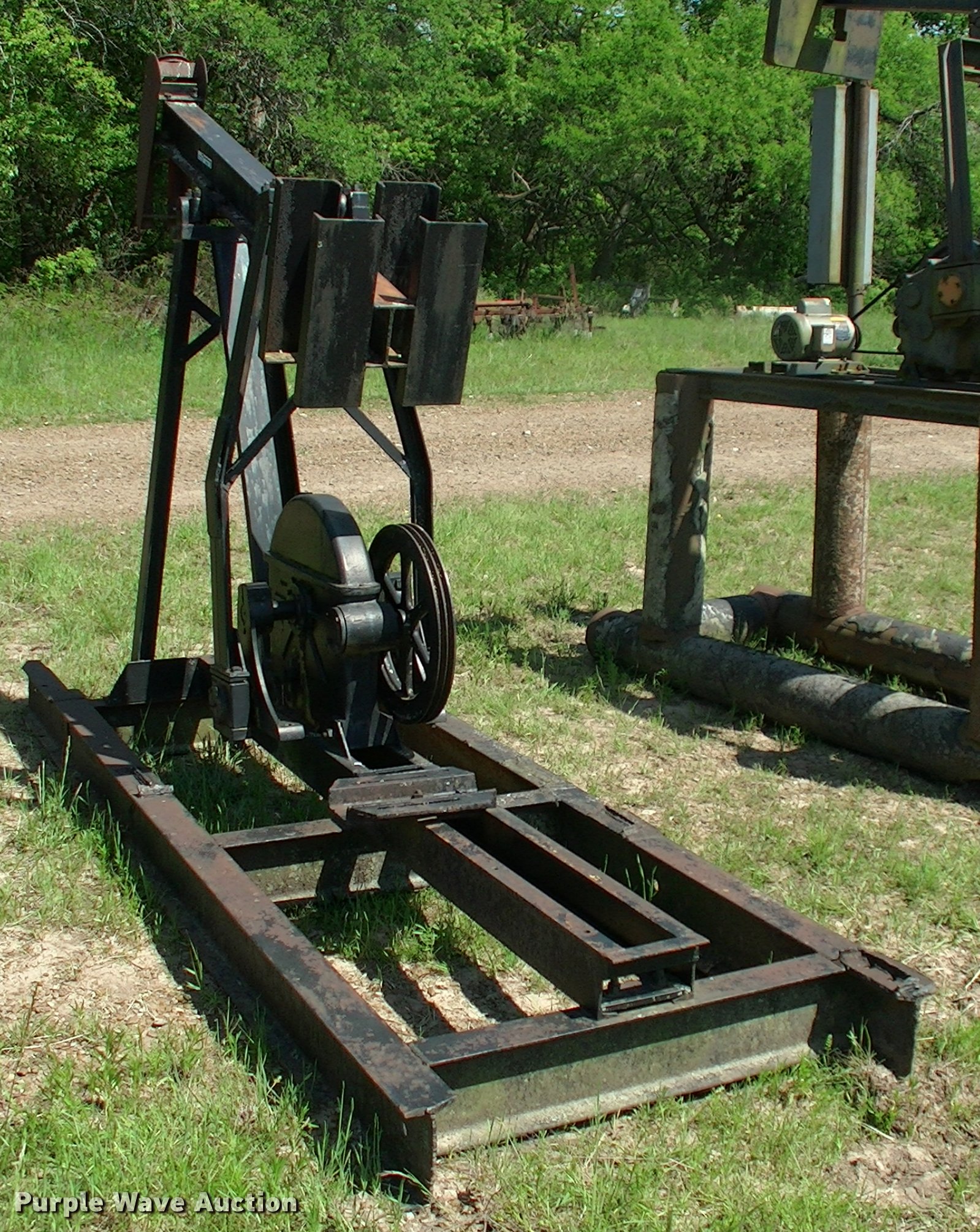Oilfield pump jack in Parsons, KS Item DP9402 sold Purple Wave