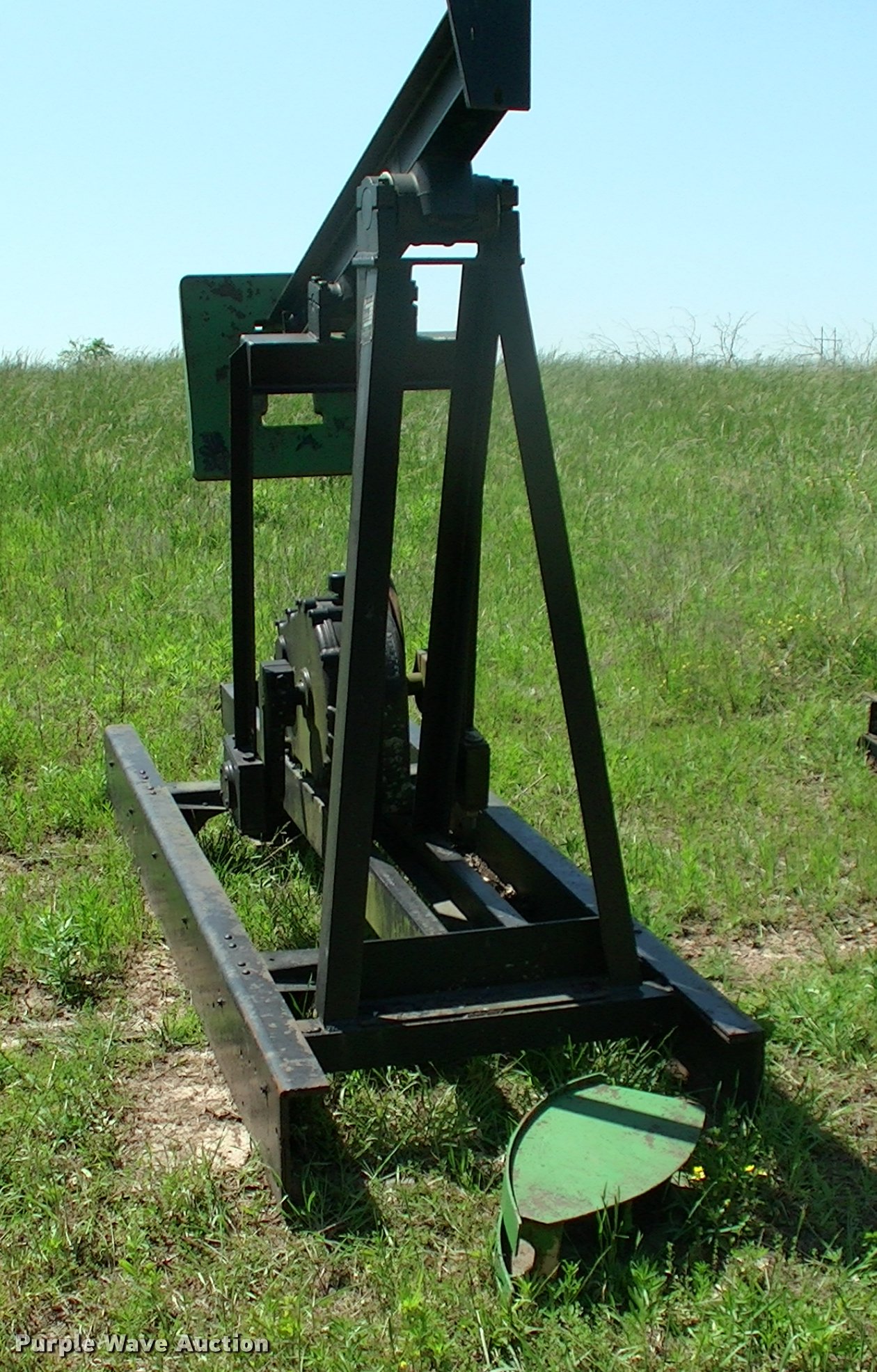Jensen Industries oilfield pump jack in Parsons, KS Item DP9406 sold