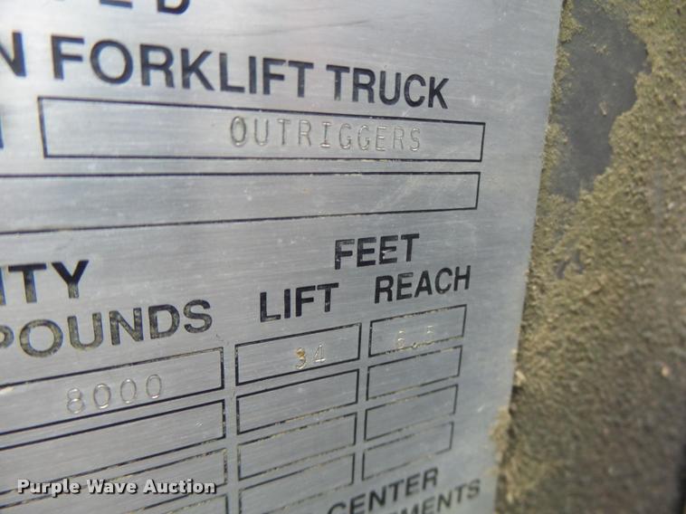 image for item DA3488 1994 Gehl 882 telehandler