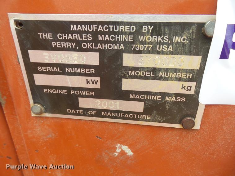 image for item DA6284 2001 Ditch Witch 3700 trencher