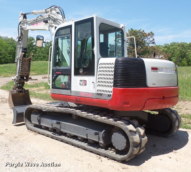 image for item DA6307 2008 Takeuchi TB1140 mini excavator