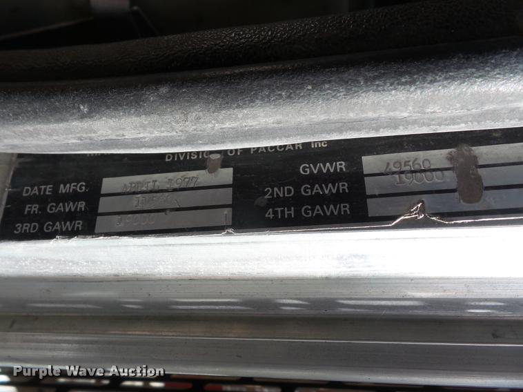 image for item DA6332 1977 Peterbilt 359 dump truck