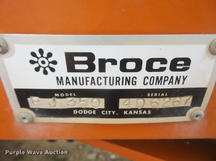 image for item DA8203 Broce Broom RJ350 sweeper