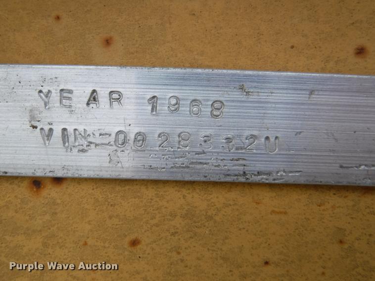 image for item DB3953 1968 John equipment trailer