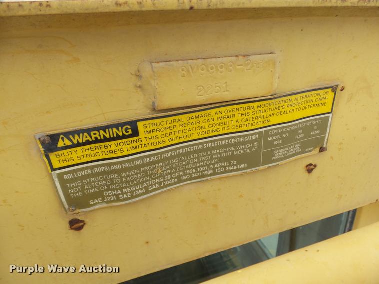 image for item DB4727 1989 Caterpillar 950E wheel loader