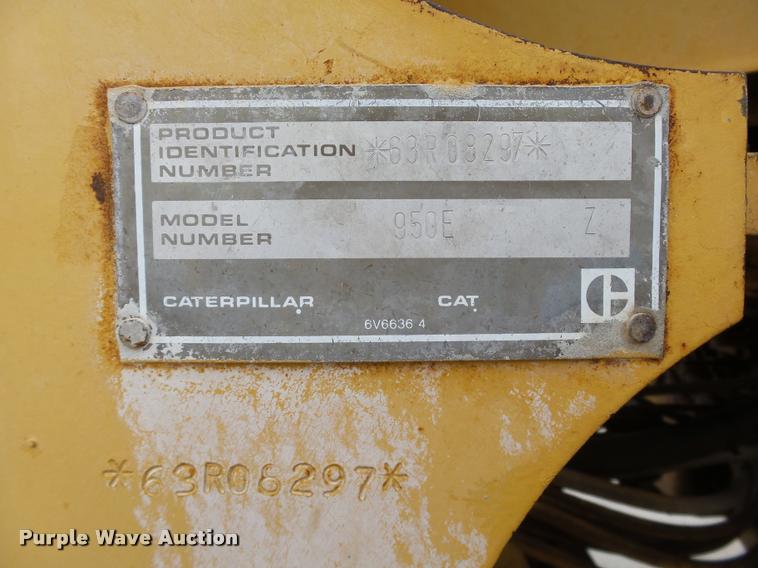 image for item DB4729 1989 Caterpillar 950E wheel loader