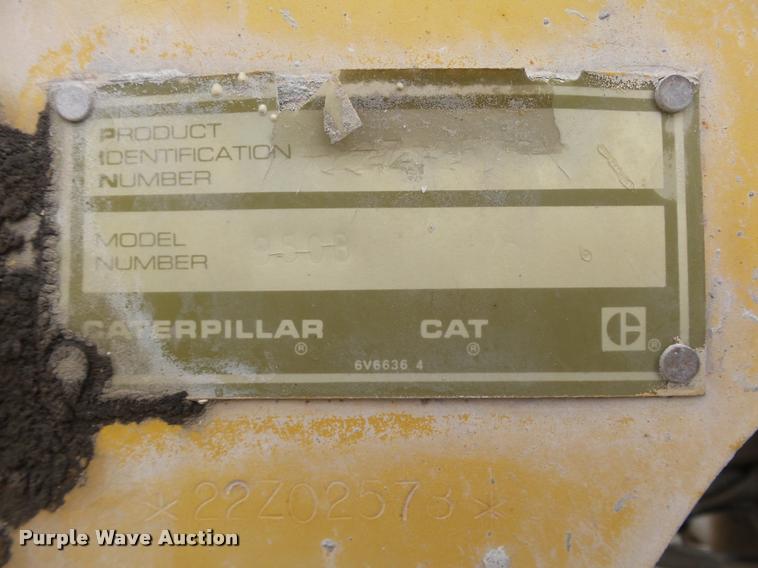 image for item DB4730 1987 Caterpillar 950B wheel loader