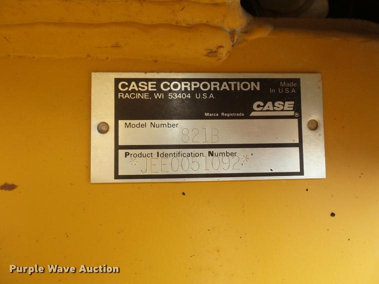 image for item DD9492 1996 Case 821B wheel loader