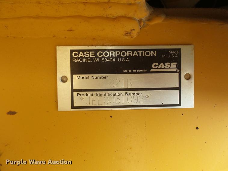 image for item DD9492 1996 Case 821B wheel loader