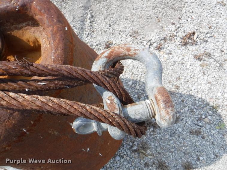 Pear shaped demolition/wrecking ball in Topeka, KS Item DJ9095 sold