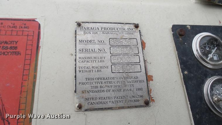 image for item DM9602 Baraga SS636 telehandler