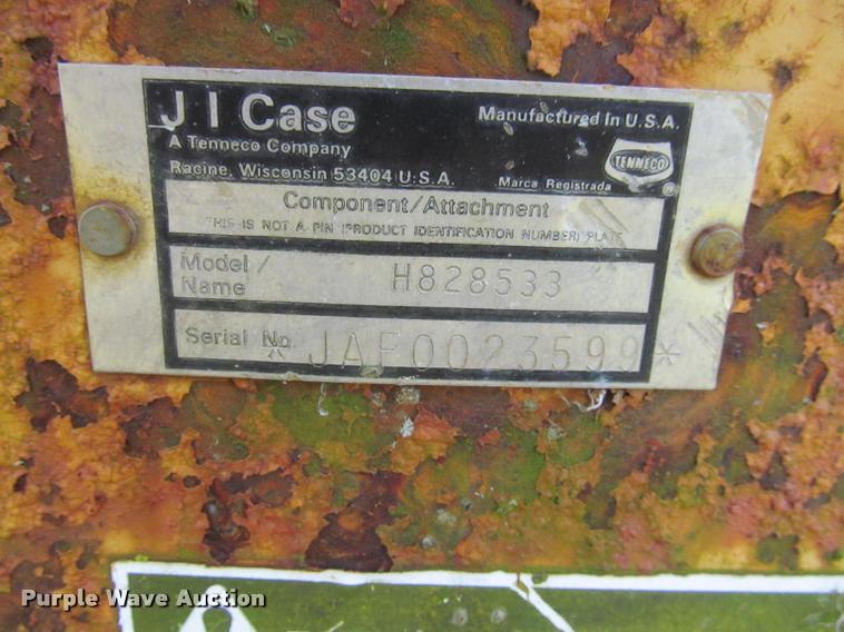 image for item J2503 Case H828533 skid steer backhoe